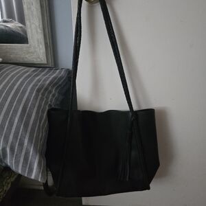 Elegant Black Tote Bag